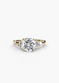 Baguette Accent Solitaire