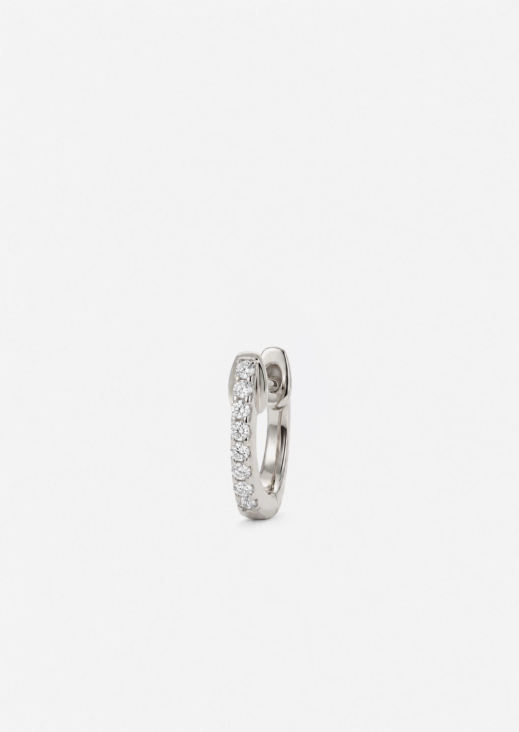 Small Diamond Huggie Hoop