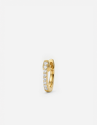 Small Diamond Huggie Hoop