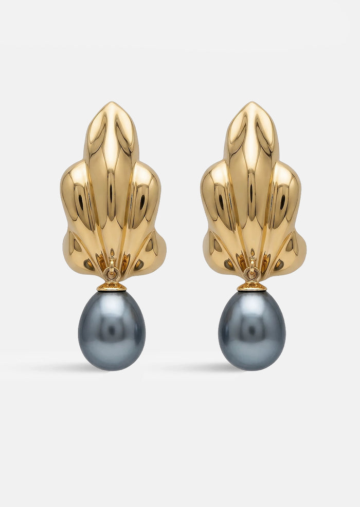 Storm Pearl Drop Earrings