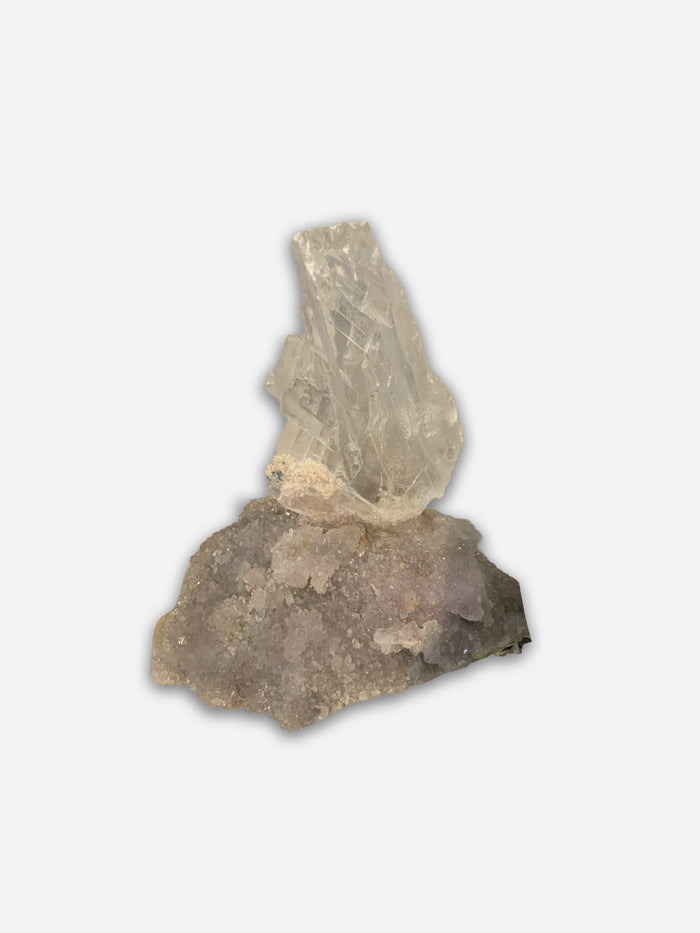 Amethyst Gypsum Crystal
