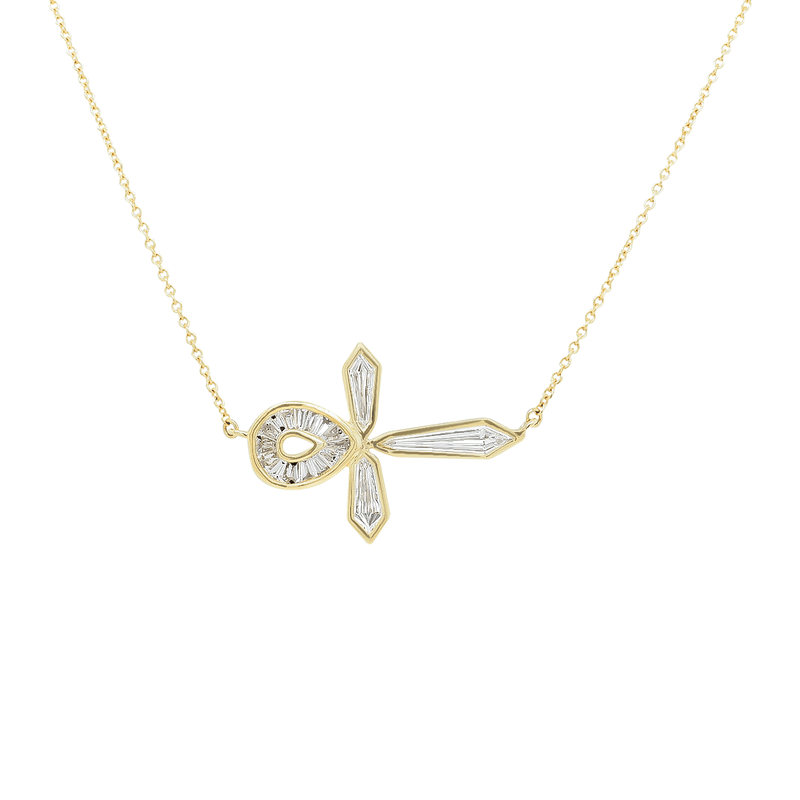 Diamond Ankh Necklace