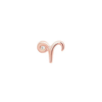 Aries Threaded Flat Back Earring | .60GMS .01CT - Porter Lyons