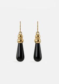 Black Onyx Drop Earrings
