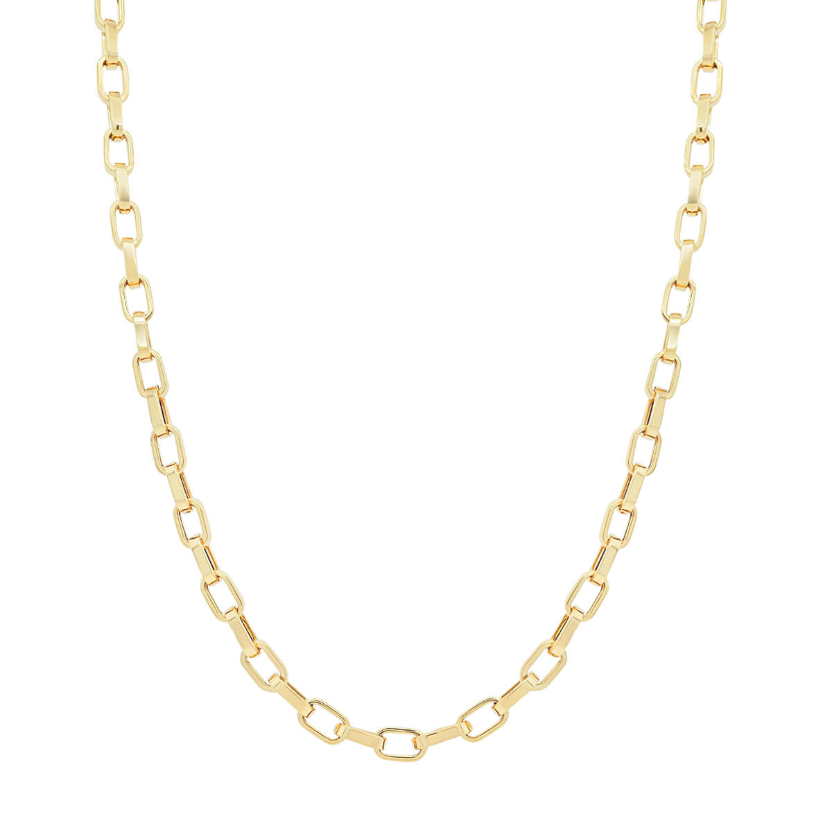 Chunky Oval Link Necklace | 8.7GMS