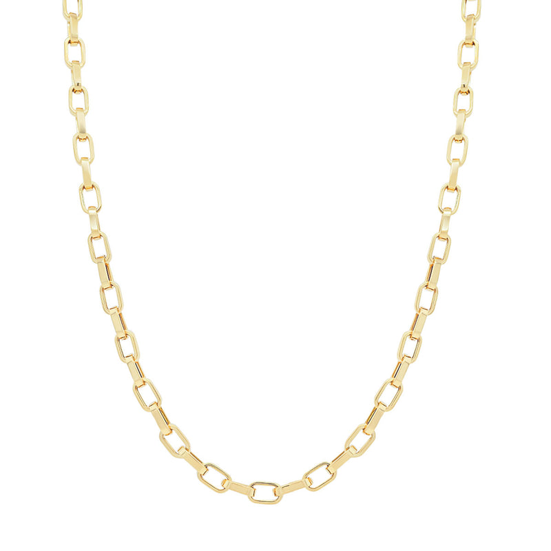 Chunky Oval Link Necklace | 8.7GMS