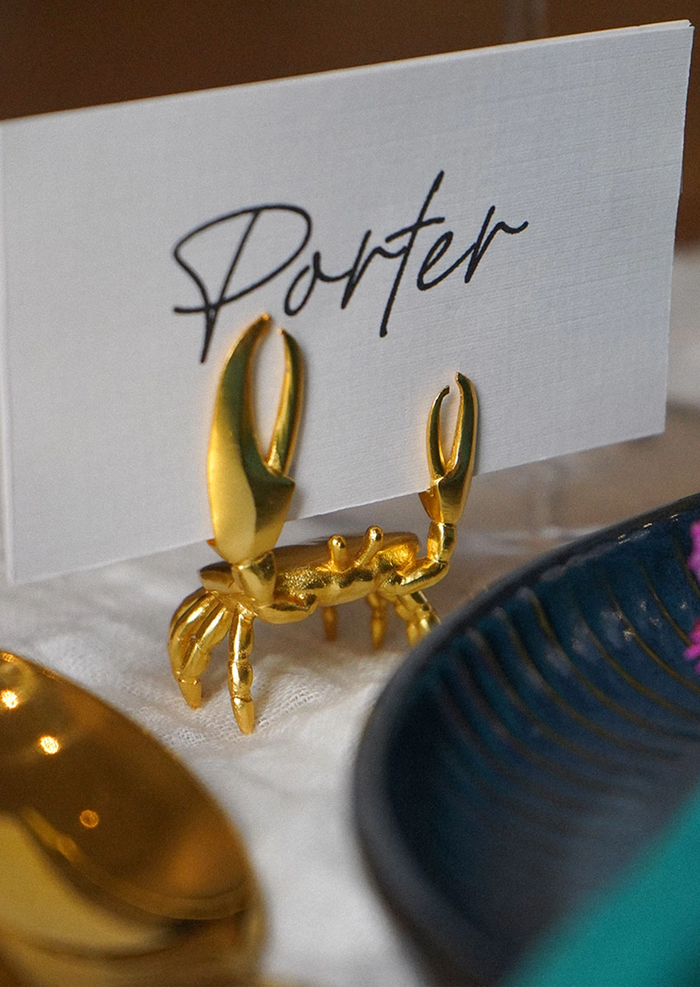 Crab Place Card Holder