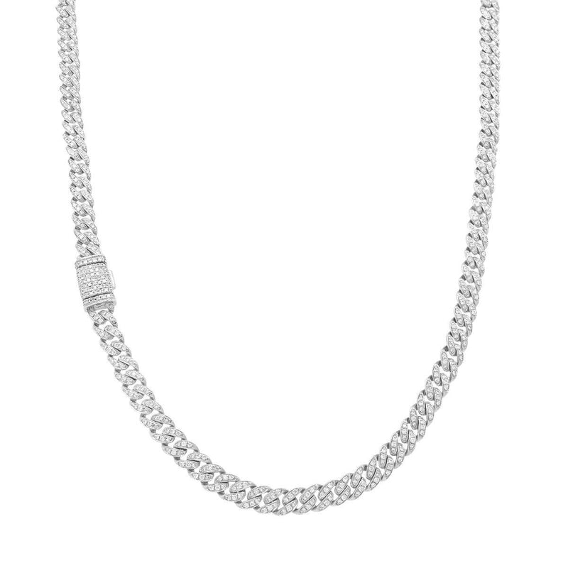 Diamond Curb Chain Necklace | 14.70GMS 1.45CTS - Porter Lyons