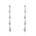 Diamond Kite Drop Earrings | 2.30GMS 1.06CTW - Porter Lyons