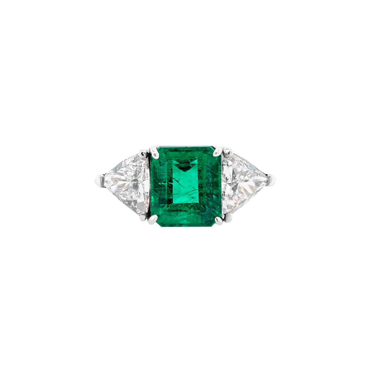 Emerald Trilogy Ring | 3.55GMS 4.55TCW