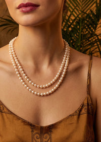 Gilded Pearl Necklace