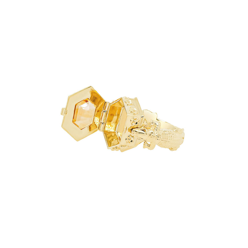 Funeral Ring | Citrine