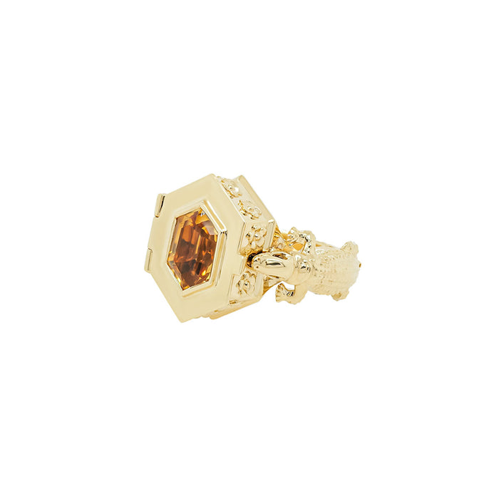 Funeral Ring | Citrine