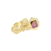 Funeral Ring | Purple Watermelon Tourmaline