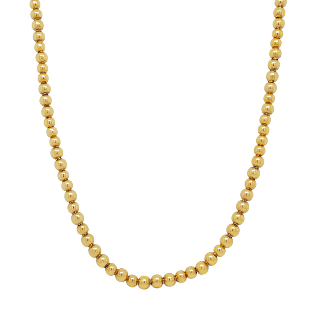 Gold Ball Chain Necklace | 13GMS