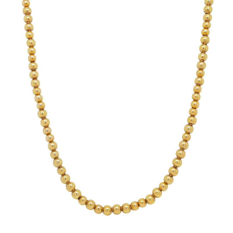 Gold Ball Chain Necklace | 13GMS