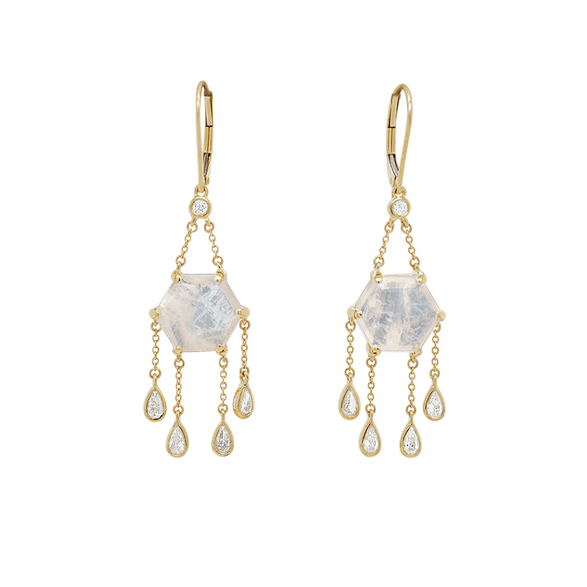 Harmony Moonstone Earrings | 2.70GMS 1.86TCW