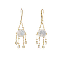 Harmony Moonstone Earrings | 2.70GMS 1.86TCW