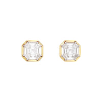 Mirror Asscher Earrings | 2.01GMS .58CTW