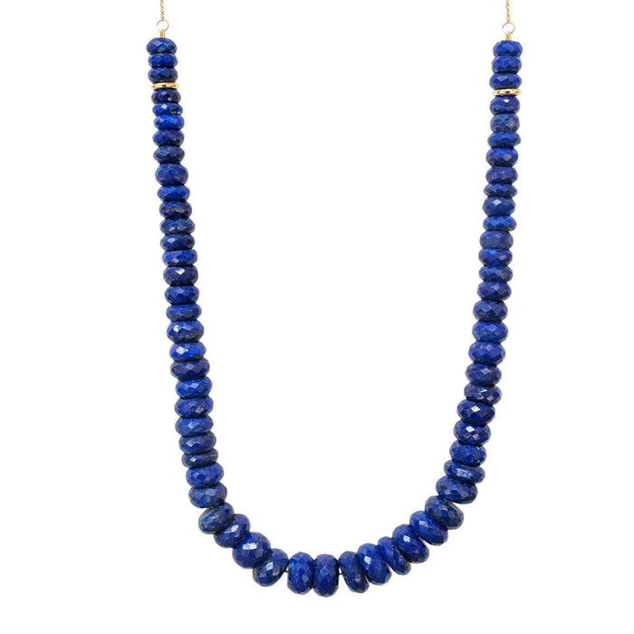 Lapis Heishi Bead Necklace - Porter Lyons