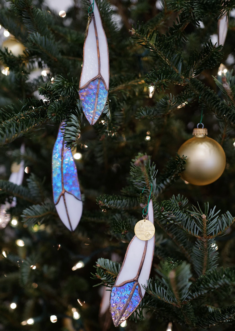 "Birds of Louisiana" Glass Ornament