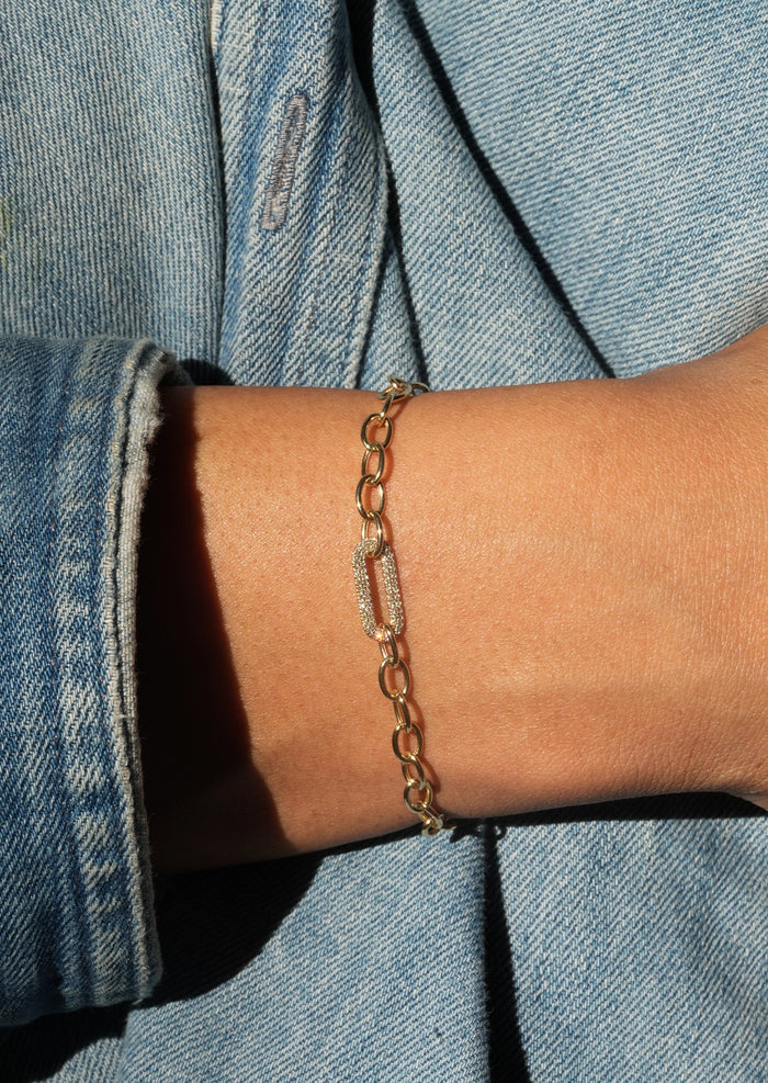 Staple Charm Bracelet
