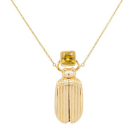 Lightning Bug Necklace | 8.10GMS 6.55CTW | Large Apache Gold - Porter Lyons