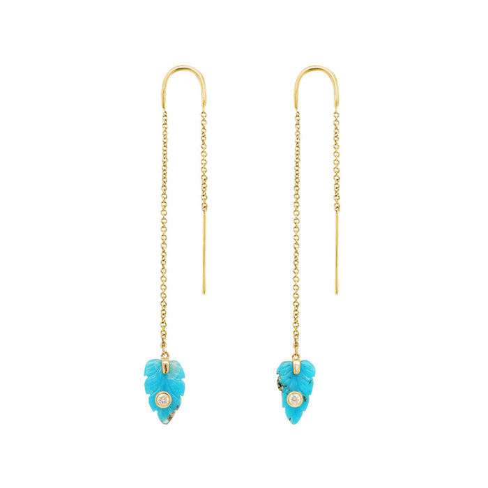 Ma'at Feather Drop Earrings