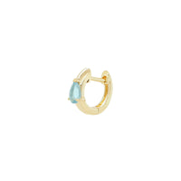 Medium Apatite Huggie Hoop | 0.90GMS 0.20CT | Single