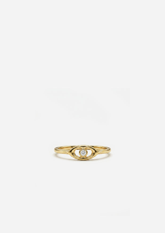 Mini Evil Eye Pinky Ring