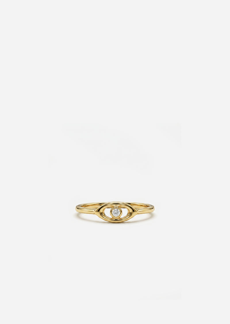 Mini Evil Eye Pinky Ring