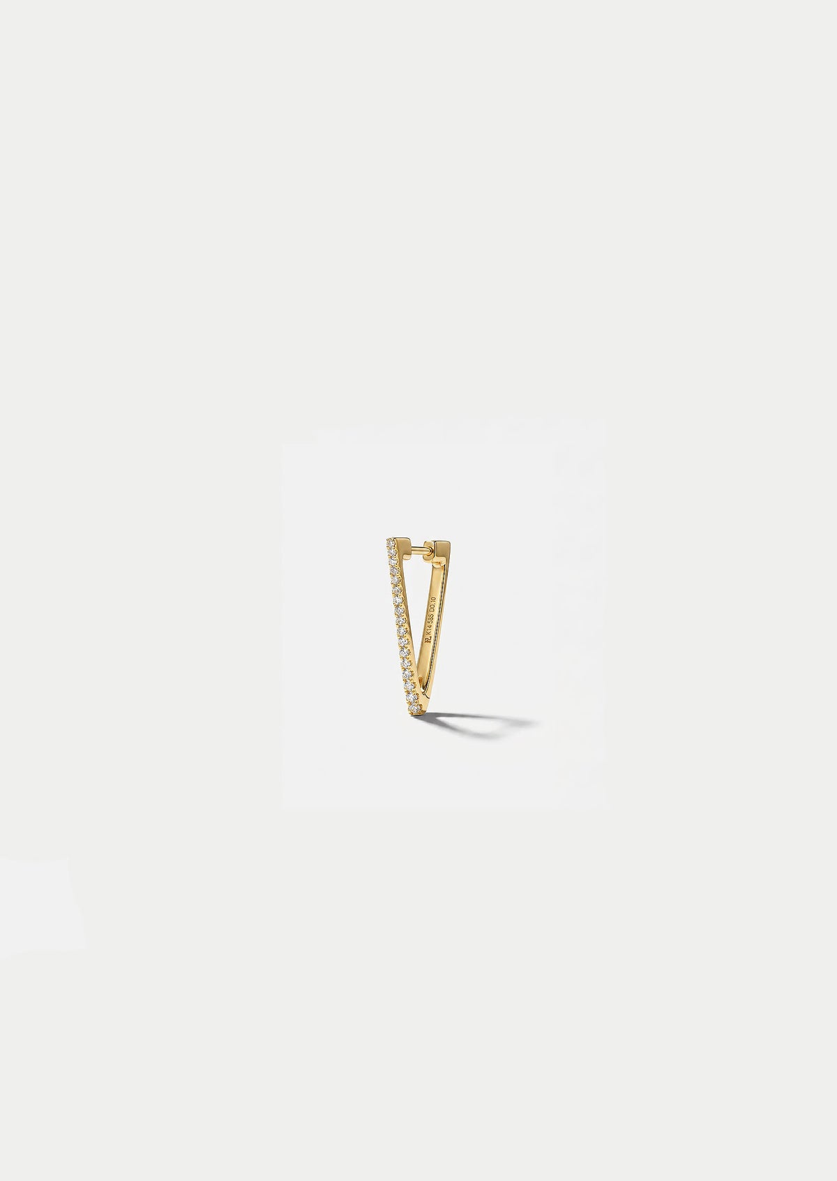 Mini Diamond Triangle Hoop