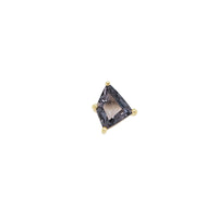 Mystic Spinel Threaded Flat Back Earring | Violet Kite | 0.45GMS 0.64CT | Single