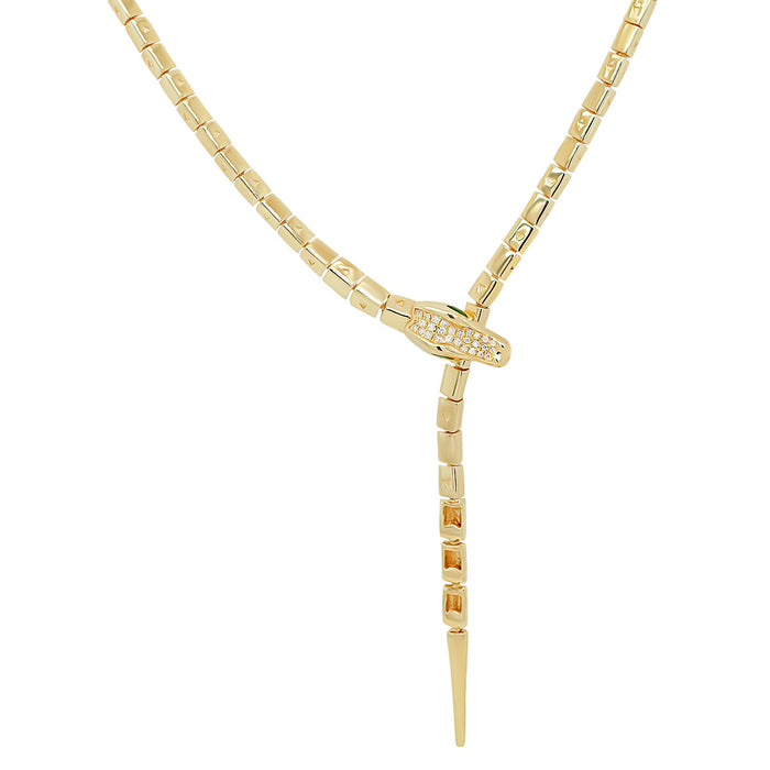 Nile Crocodile Lariat Necklace