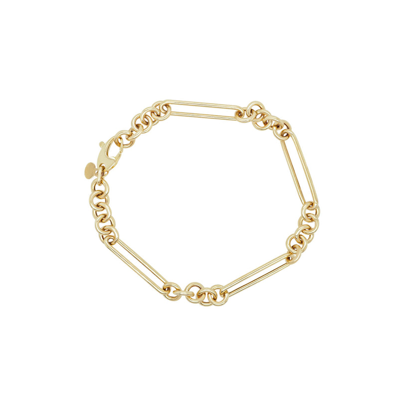 Oval and Round Link Bracelet | 2GMS