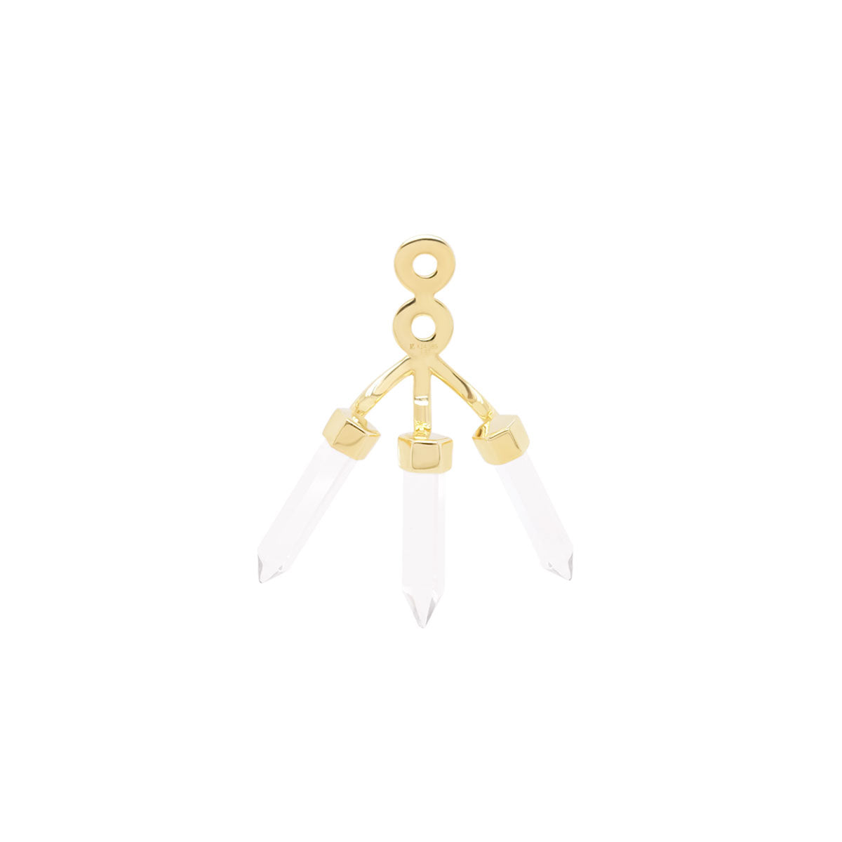 Quartz Spike Ear Jacket | 0.65GMS 4.03CTW | Single