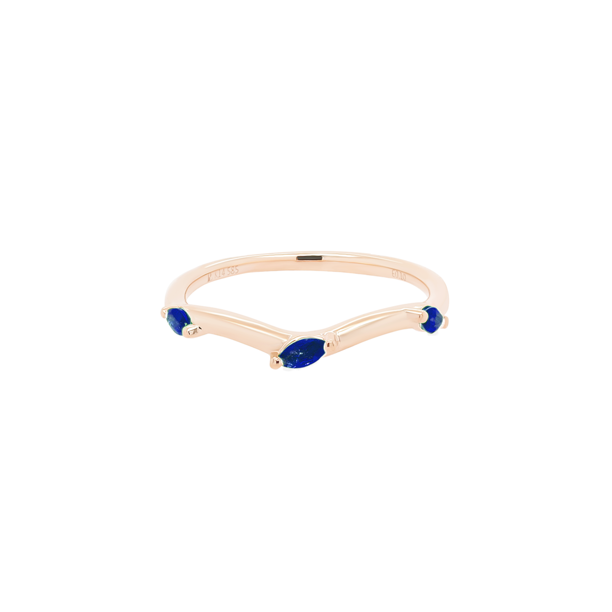 Ripple Ring – Sapphire | 1.50GMS .20CT