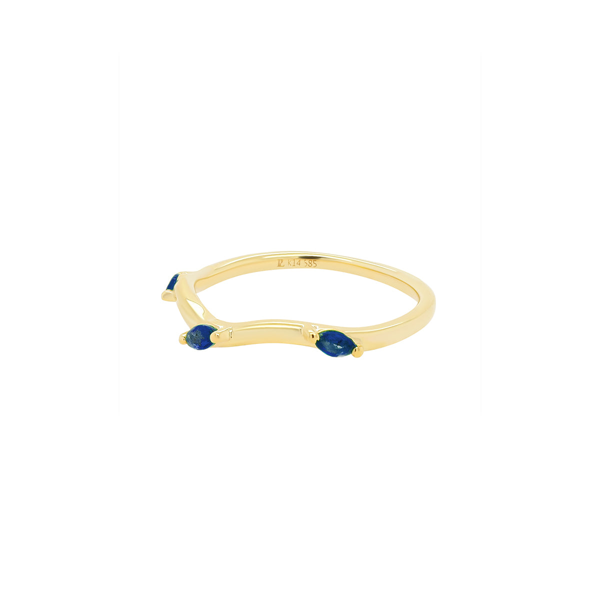 Ripple Ring - Sapphire | 1.50GMS .20CT