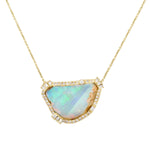 Sacred Opal Diamond Necklace | 3.4GMS 16.87TCW - Porter Lyons