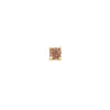 S+P Diamond Threaded Flat Back Earring | Square | 0.29GMS 0.14CT | Single