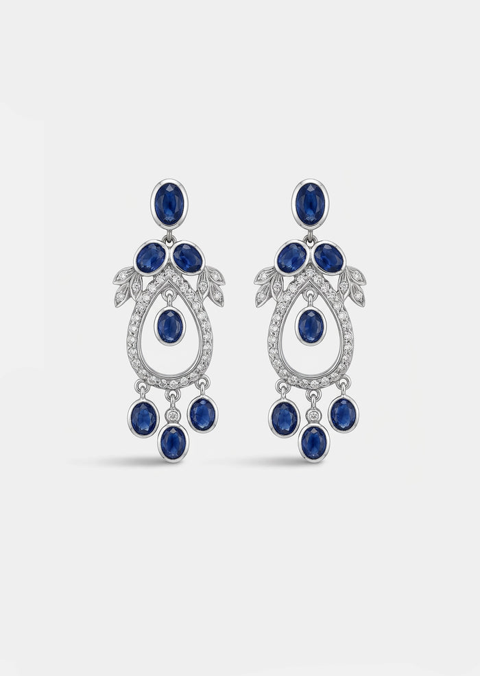 Midnight Magnola Earrings