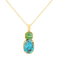 Scarab Tourmaline Charm V3