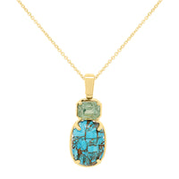 Scarab Tourmaline Charm V4