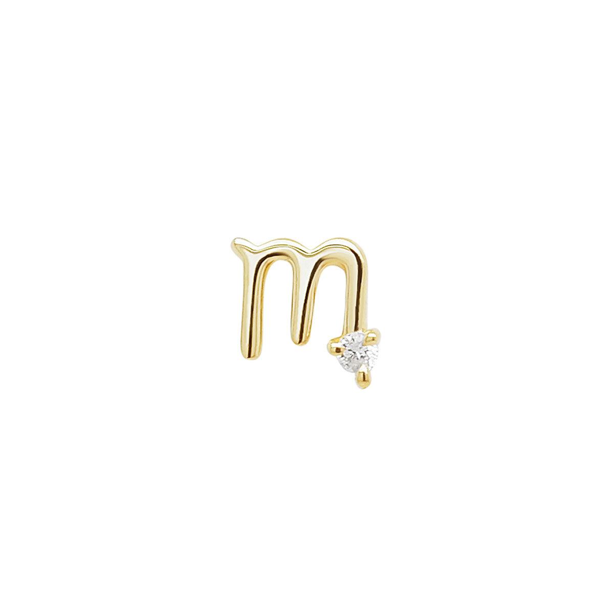 Scorpio Threaded Flat Back Earring | .50MS .02CT - Porter Lyons