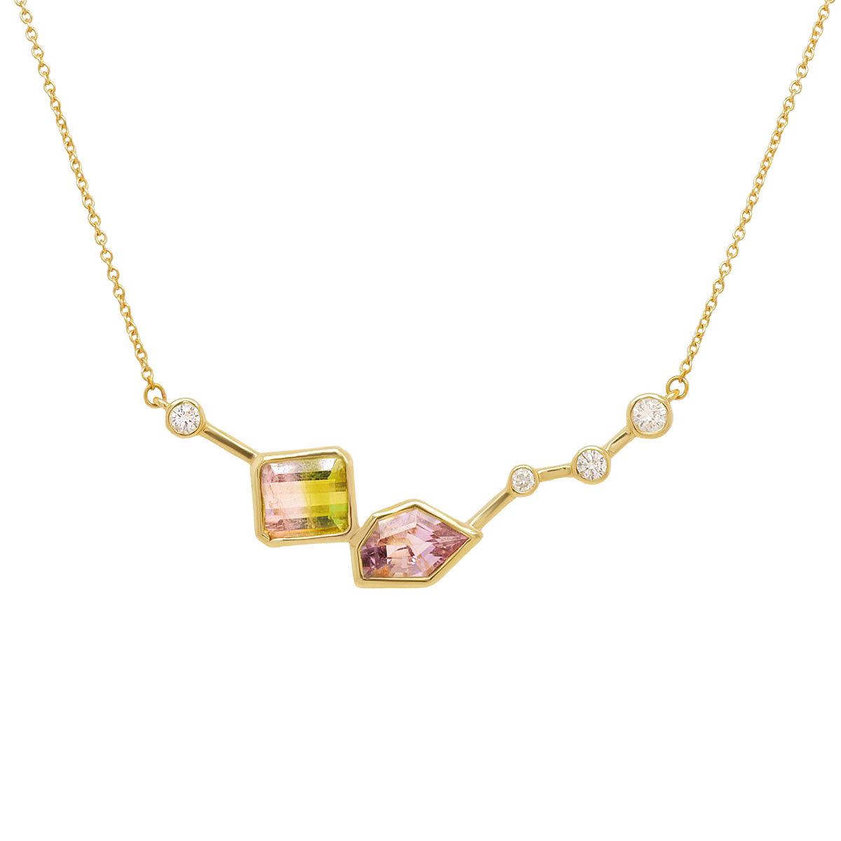 Serotonin Luxe Necklace | 2.70GMS 2.36CT | Watermelon Tourmaline - Porter Lyons