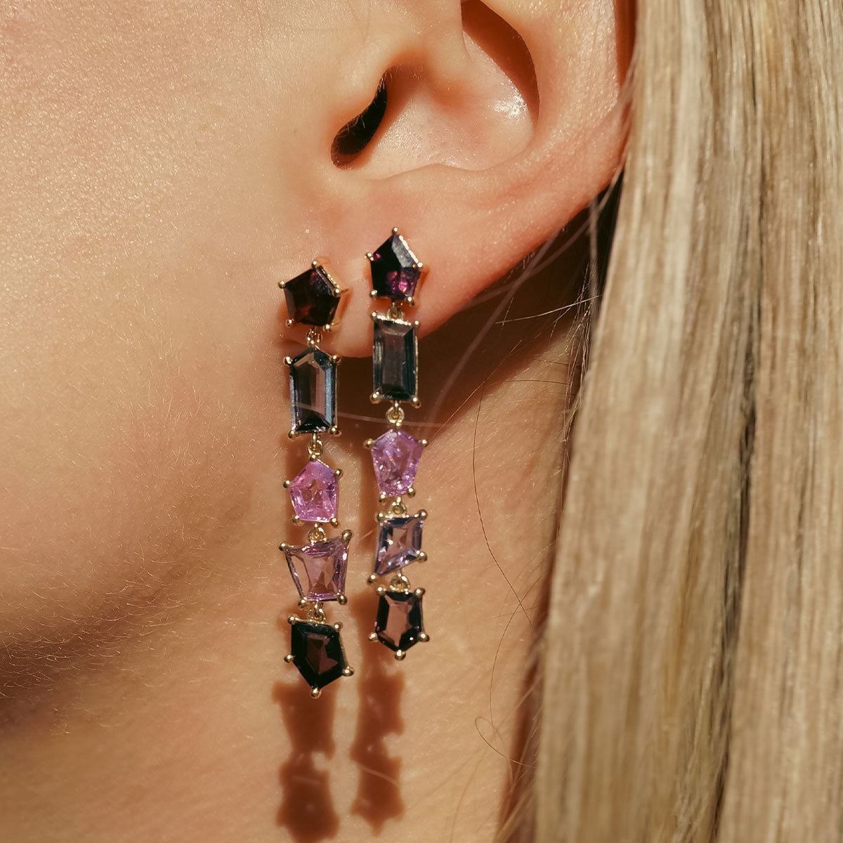 Coffin Spinel Earrings | V3