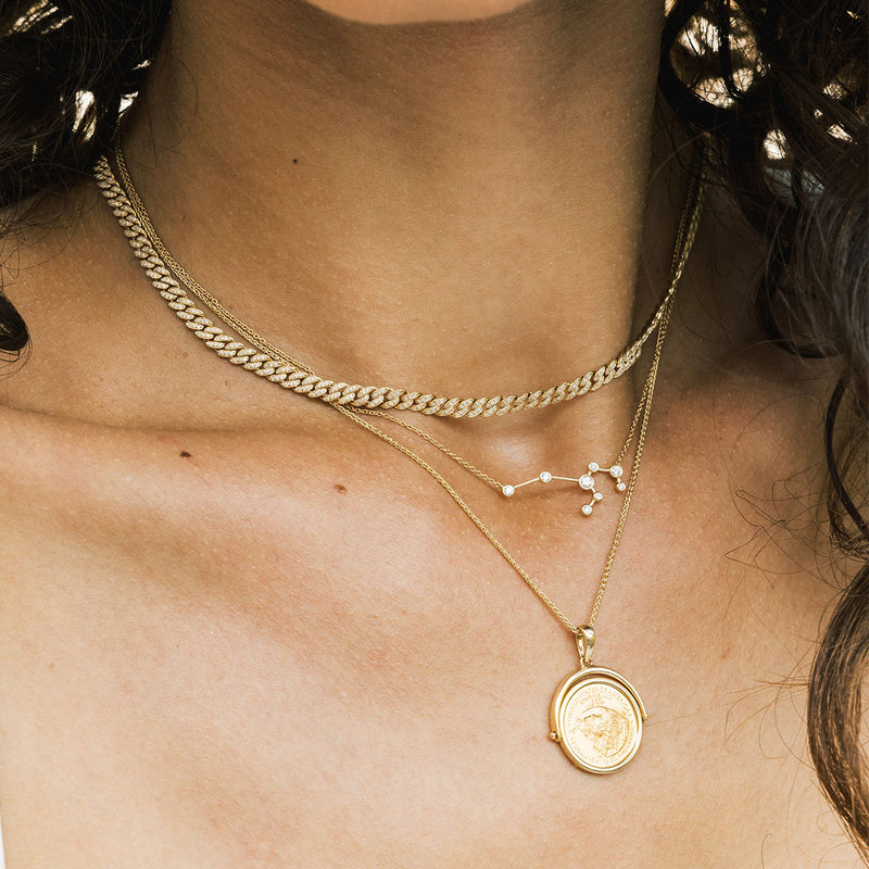 Leo Zodiac Necklace 14K Gold – Porter Lyons - Main Image