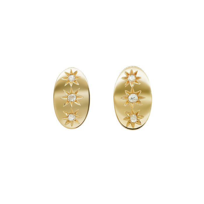 Starset Diamond Earrings | 4.63GMS 0.80TCW