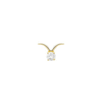 Taurus Threaded Flat Back Earring | .60GM .10CT - Porter Lyons