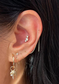 Solid Gold Chain Threader | Single